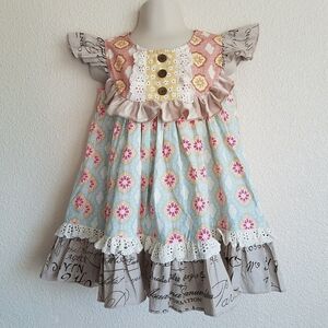 Mustard Pie Floral Dress